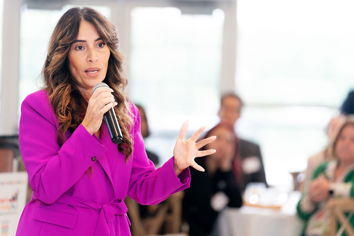 Senator Ruiz delivers the keynote address at the launch of Start Strong NJ.